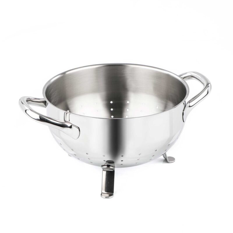 equamo 22cm Stainless Steel Chef Line Colander – Durable Strainer