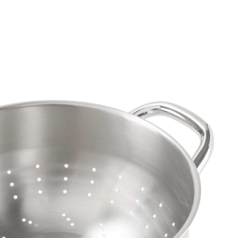 equamo 22cm Stainless Steel Chef Line Colander – Durable Strainer - Image 2