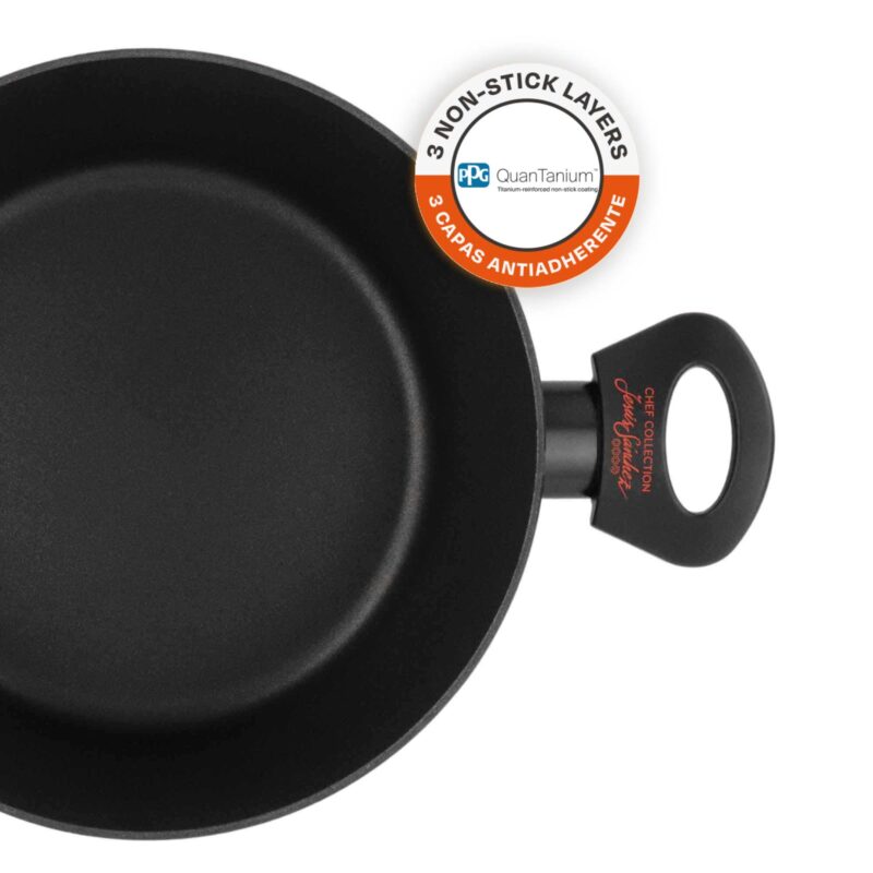 equamo 24cm Enamel Steel Non-Stick Pot – 4.4L Chef Collection - Image 6