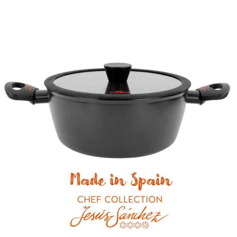 equamo 24cm Enamel Steel Non-Stick Pot – 4.4L Chef Collection - Image 4