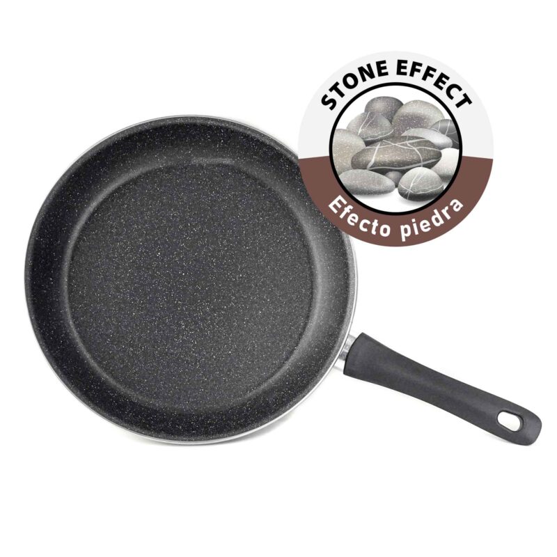 Equamo 28cm K2 Frying Pan - Steel-Enameled Nonstick - Image 2