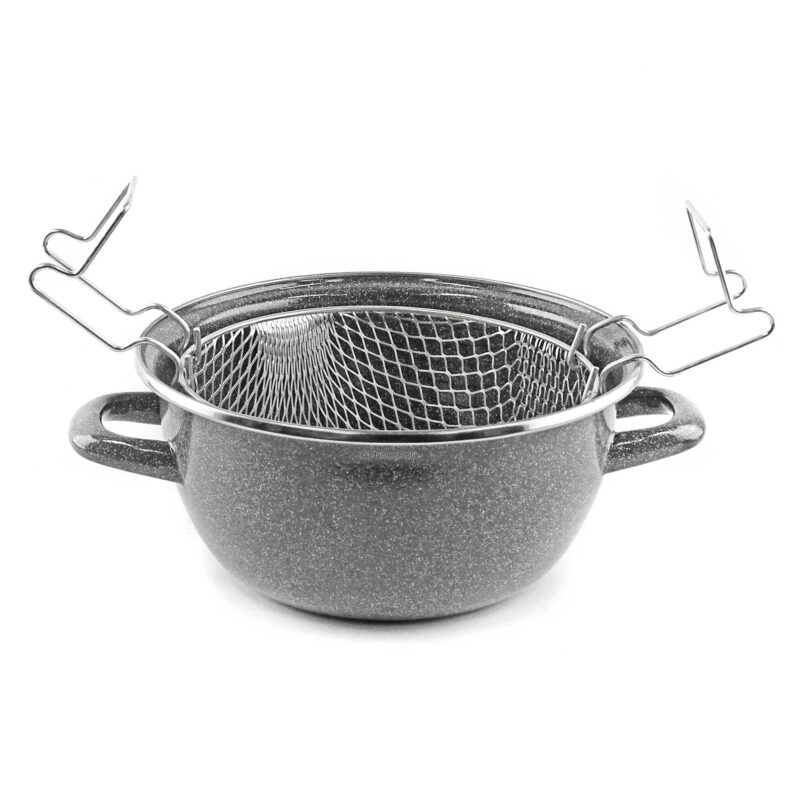 Equamo 20cm K2 Deep Fryer - Steel-Enameled - Image 2