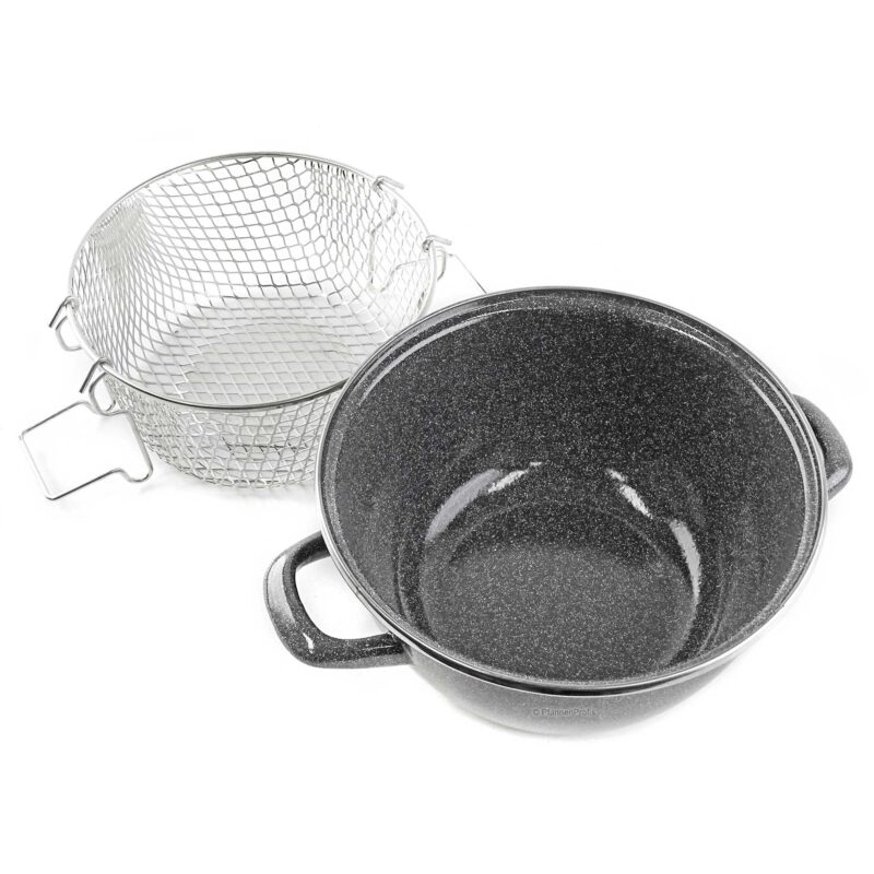 Equamo 20cm K2 Deep Fryer - Steel-Enameled - Image 3