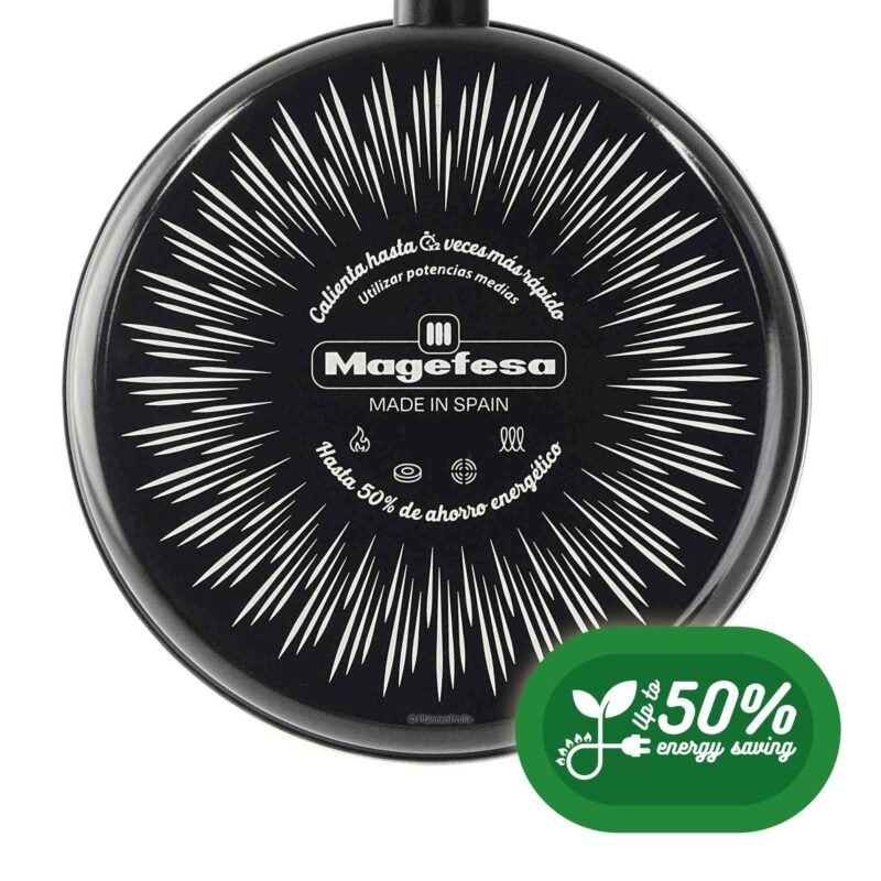Equamo 28cm Kilauea Braiser Pan with Lid - Steel-Enameled Nonstick iTemp Technology - Image 6