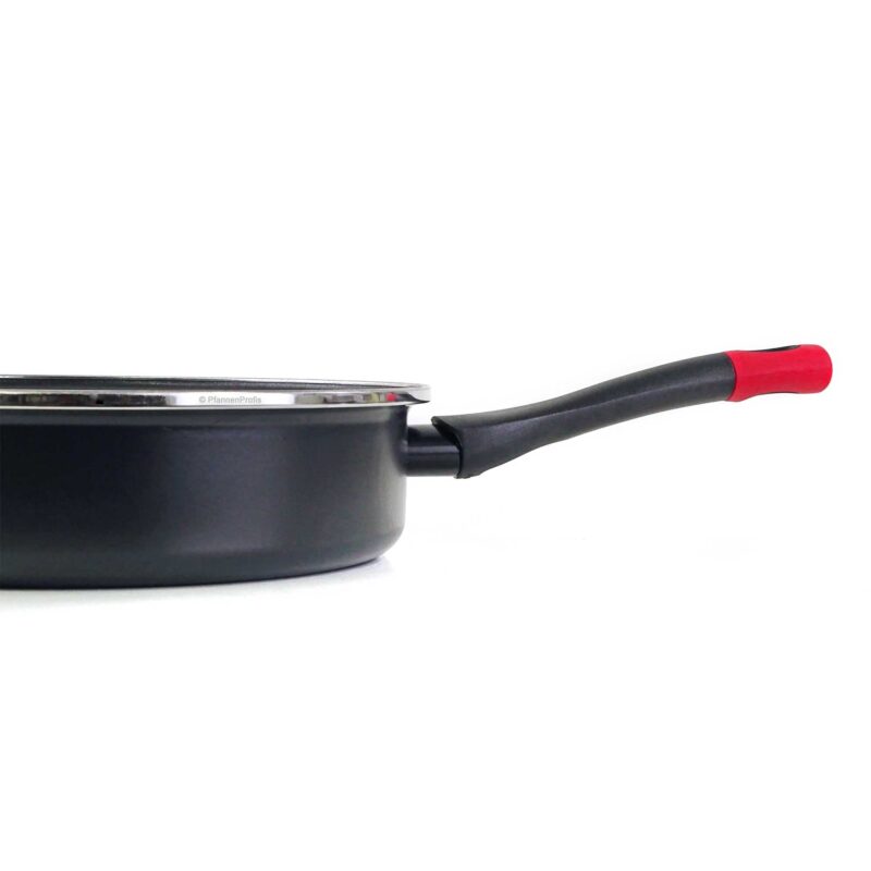 Equamo 28cm Kilauea Braiser Pan with Lid - Steel-Enameled Nonstick iTemp Technology - Image 4