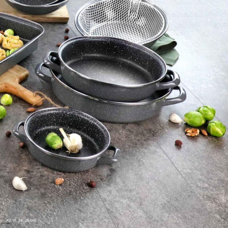 Equamo 16cm Mini Serving Pan - Steel-Enameled Nonstick - Image 2